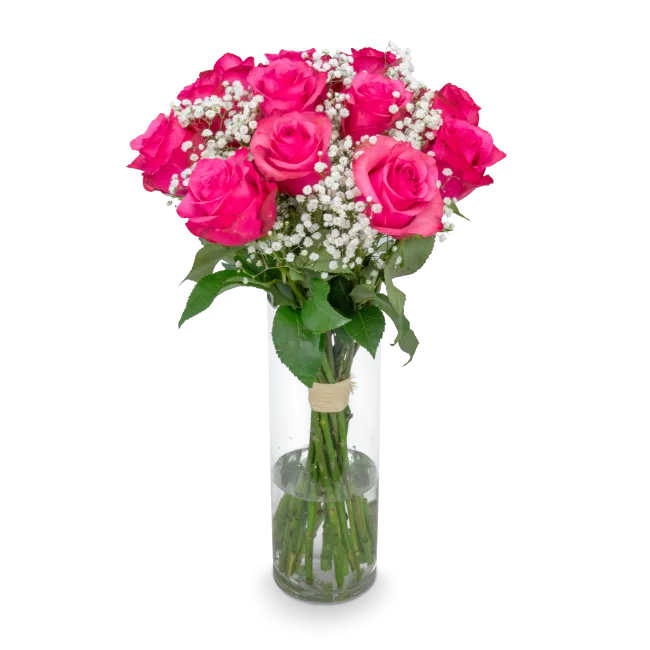 Bouquet of pink roses